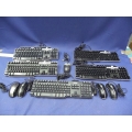 Lot of 5 Dell Wired USB Keyboards and Mice